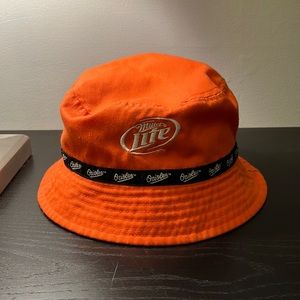 Baltimore orioles Miller lite bucket hat